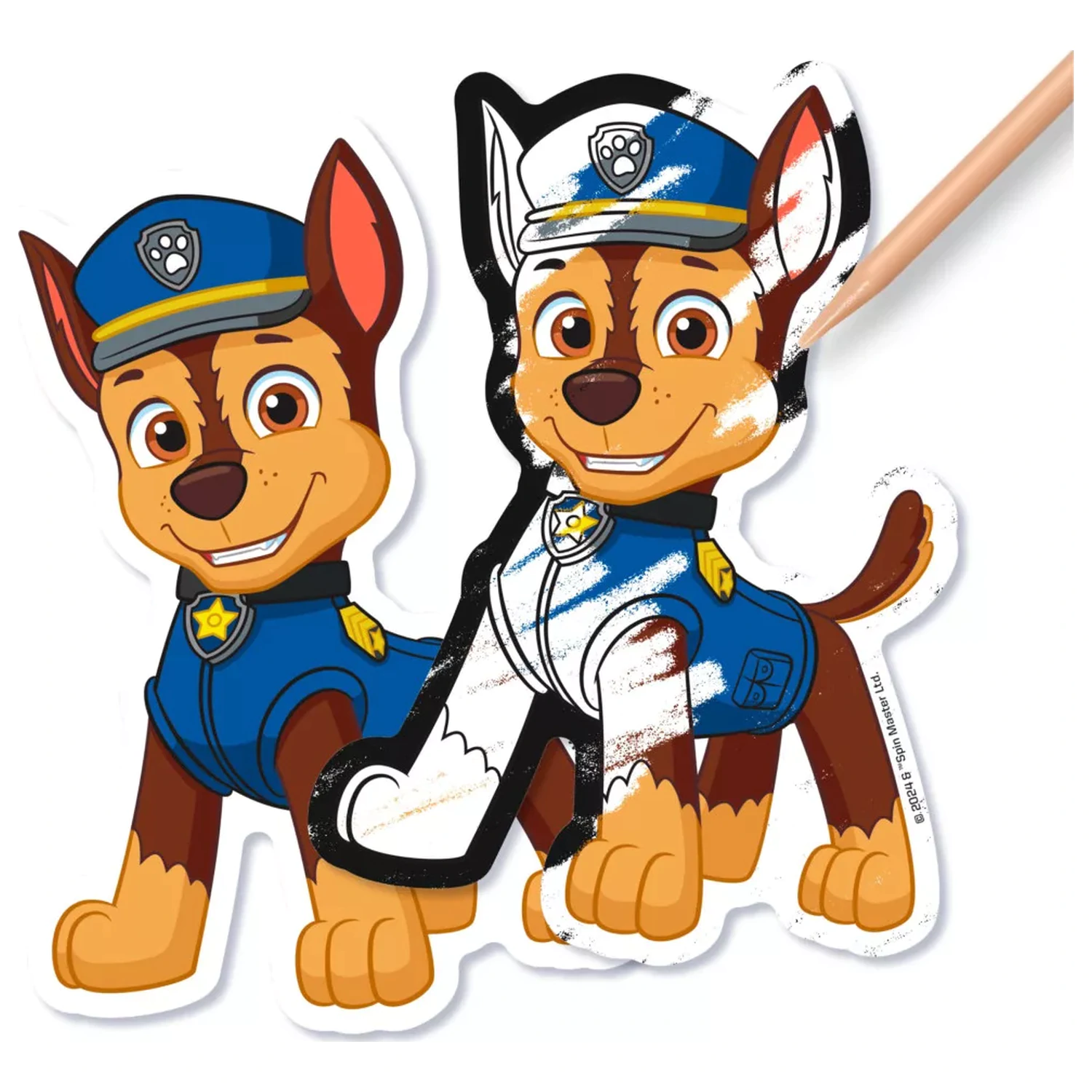 Paw Patrol Team stírací omalovánky se sadou a magnetem fotografii produktu