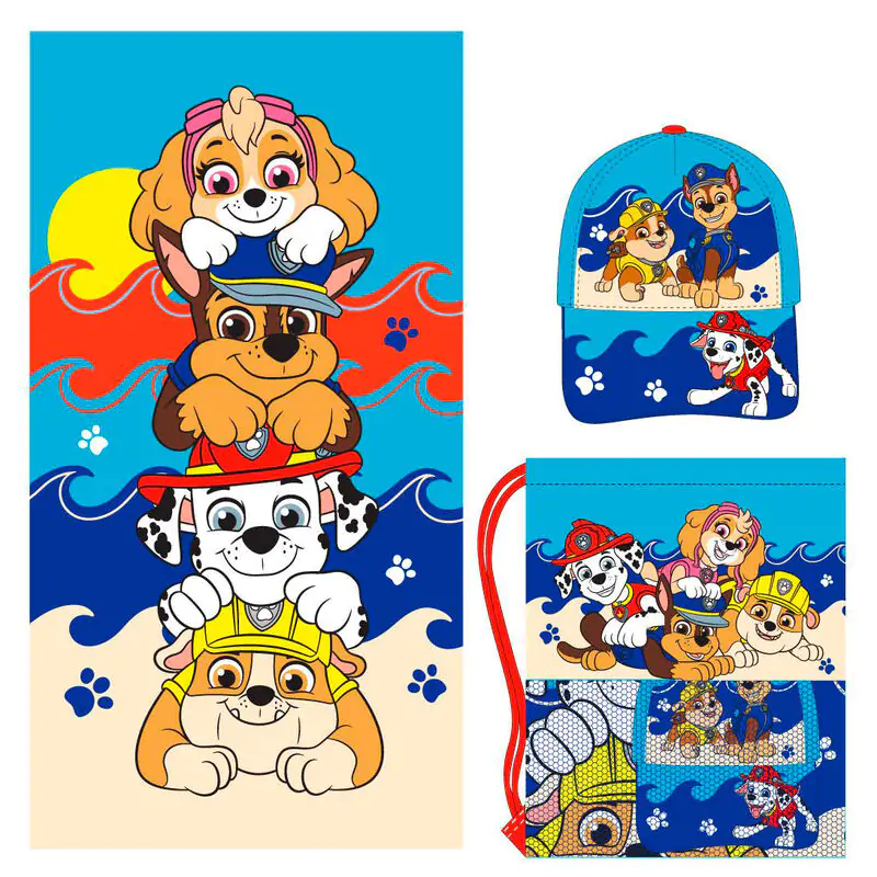 Paw Patrol set ručník + taška + kšiltovka fotografii produktu