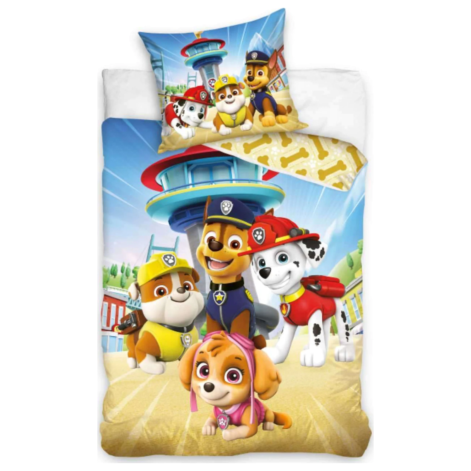 Paw Patrol Tower Team Povlak na přikrývku fotografii produktu