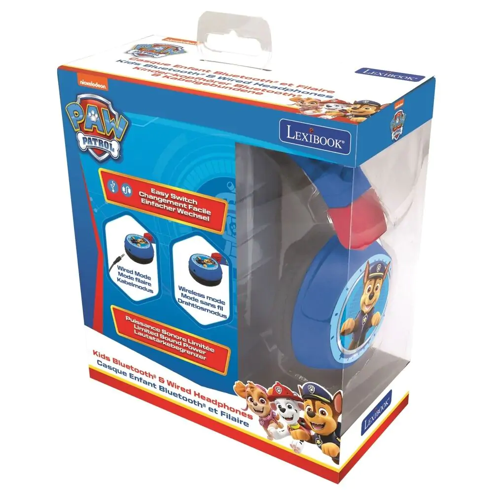 Paw Patrol bezdrátová dětská sluchátka fotografii produktu