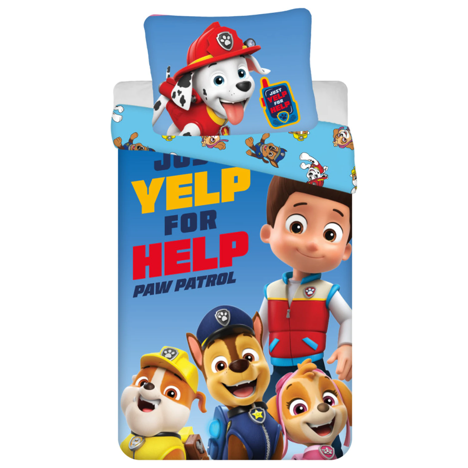 Paw Patrol Yelp povlak na přikrývku fotografii produktu