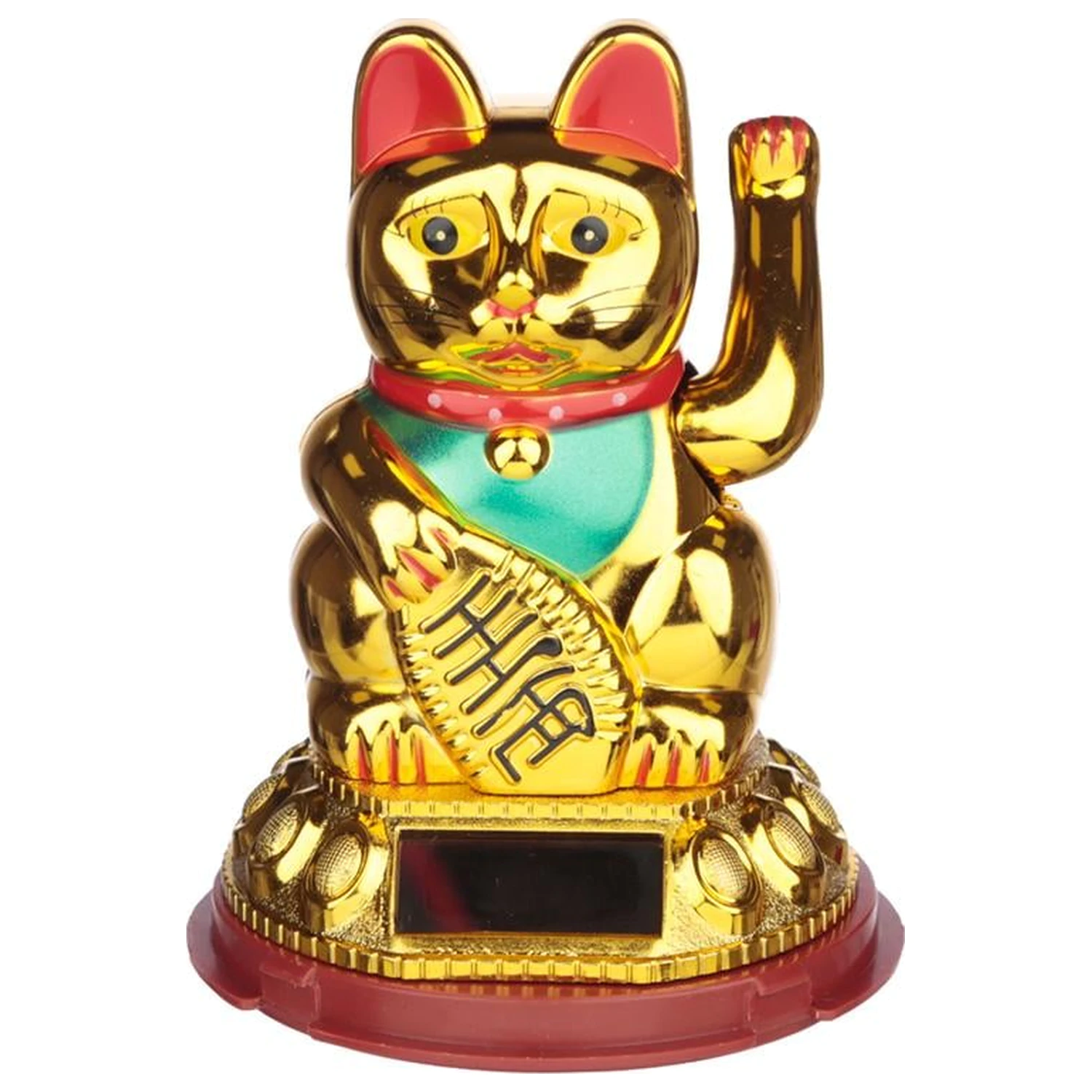 MANEKI-NEKO Solární maskot pro štěstí, 14 cm fotografii produktu