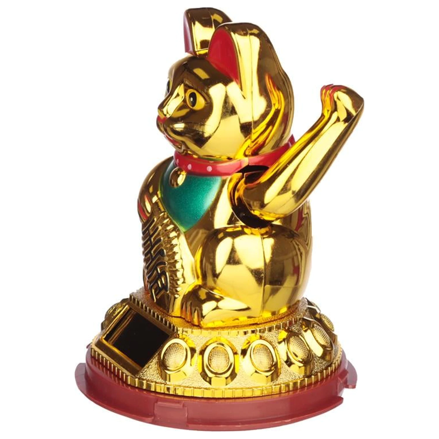 MANEKI-NEKO Solární maskot pro štěstí, 14 cm fotografii produktu