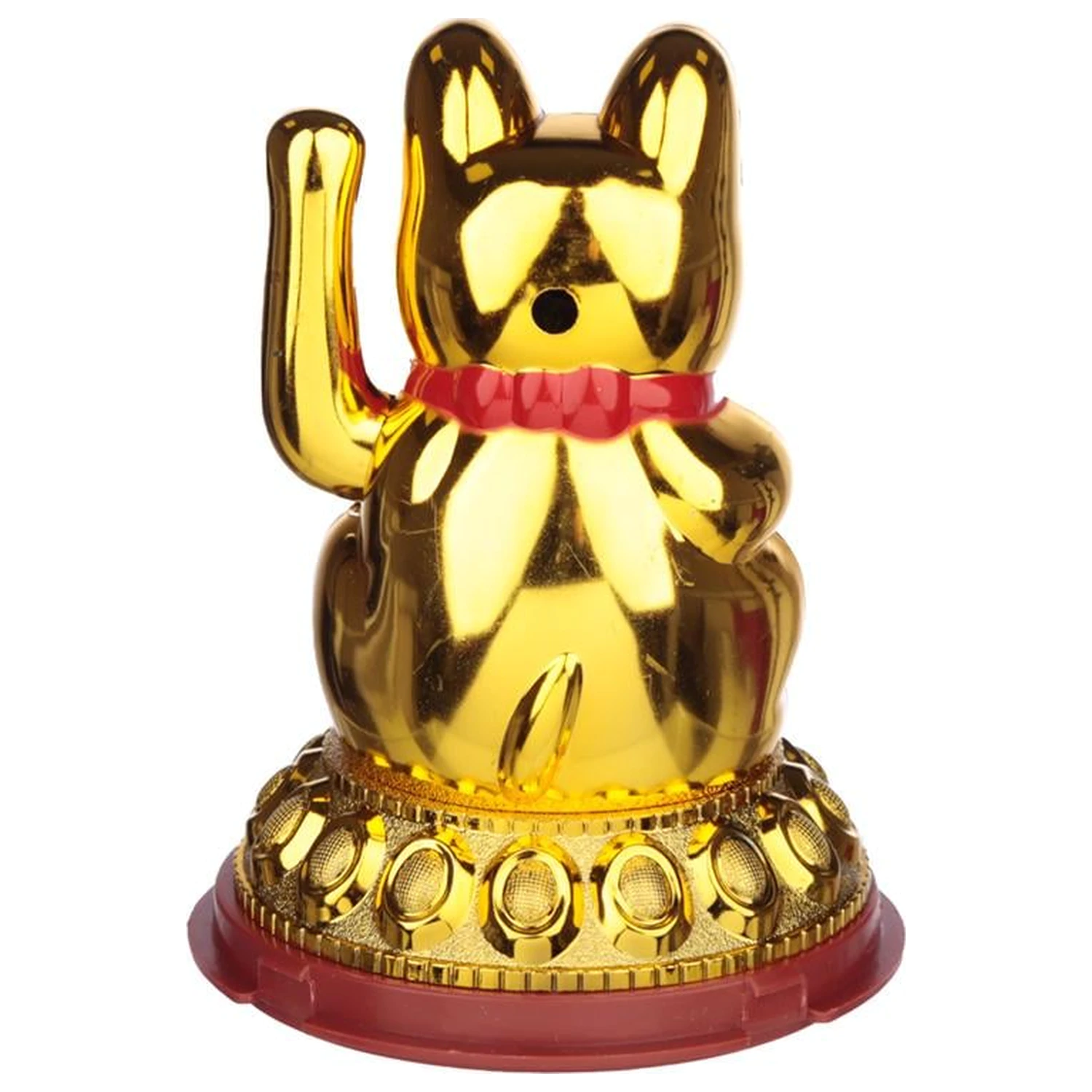 MANEKI-NEKO Solární maskot pro štěstí, 14 cm fotografii produktu