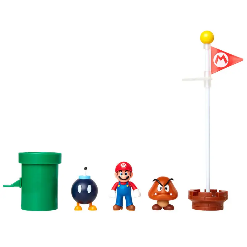 World of Nintendo Super Mario Diorama Set Pláň Žaludů fotografii produktu