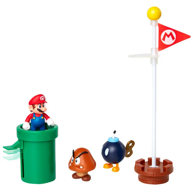 World of Nintendo Super Mario Diorama Set Pláň Žaludů fotografii produktu