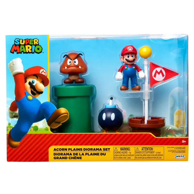 World of Nintendo Super Mario Diorama Set Pláň Žaludů fotografii produktu