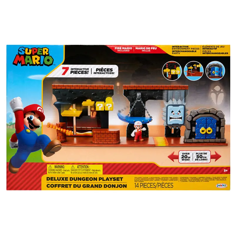 Mario Bros Deluxe Dungeon Herní set fotografii produktu