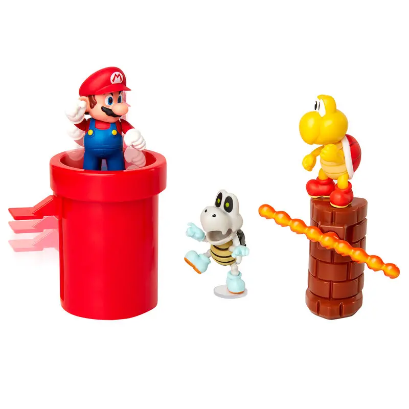 World of Nintendo Super Mario Diorama Set Dungeon fotografii produktu