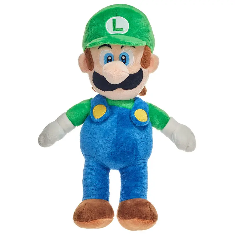 Mario Bros Luigi měkká plyšová hračka 38cm fotografii produktu