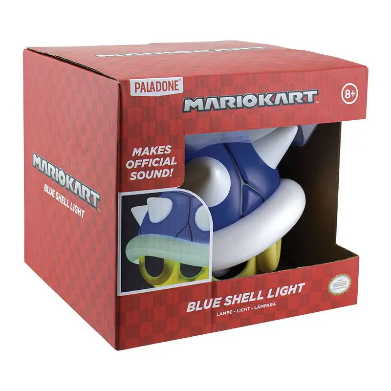 Mario Kart Box Light se zvukem Blue Shell 14 cm fotografii produktu