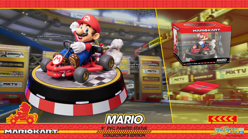Mario Kart PVC Soška Mario Collector's Edition 22 cm fotografii produktu