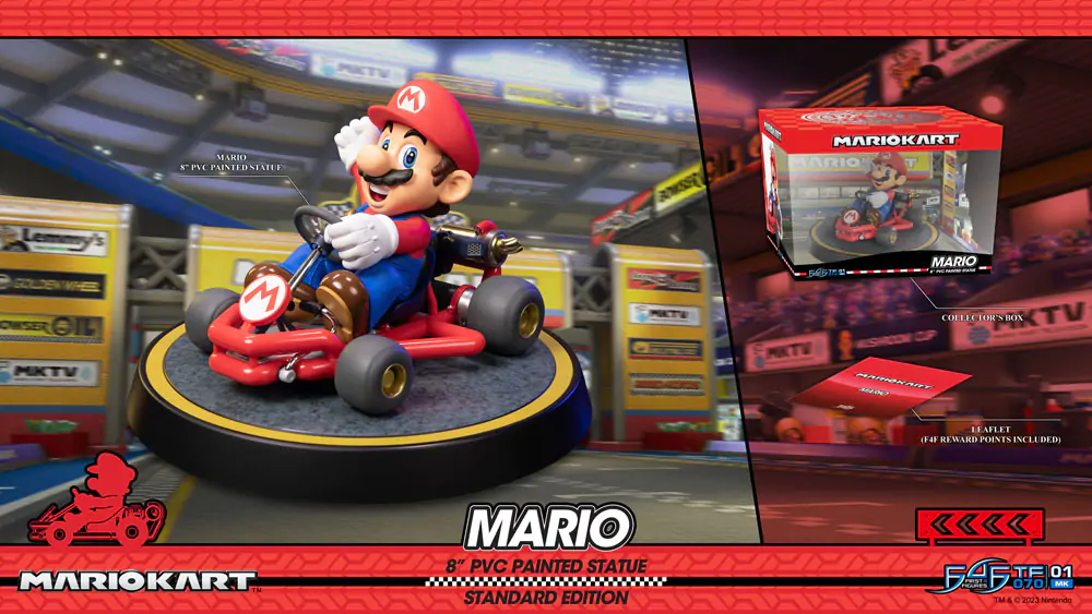 Mario Kart PVC soška Mario Standard Edition 19 cm fotografii produktu