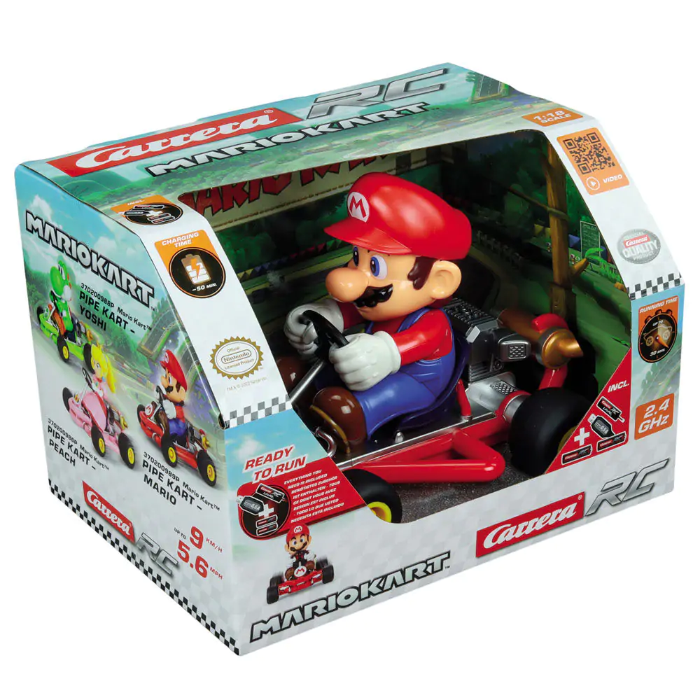 Mario Kart Pipe Kart auto na dálkové ovládání fotografii produktu