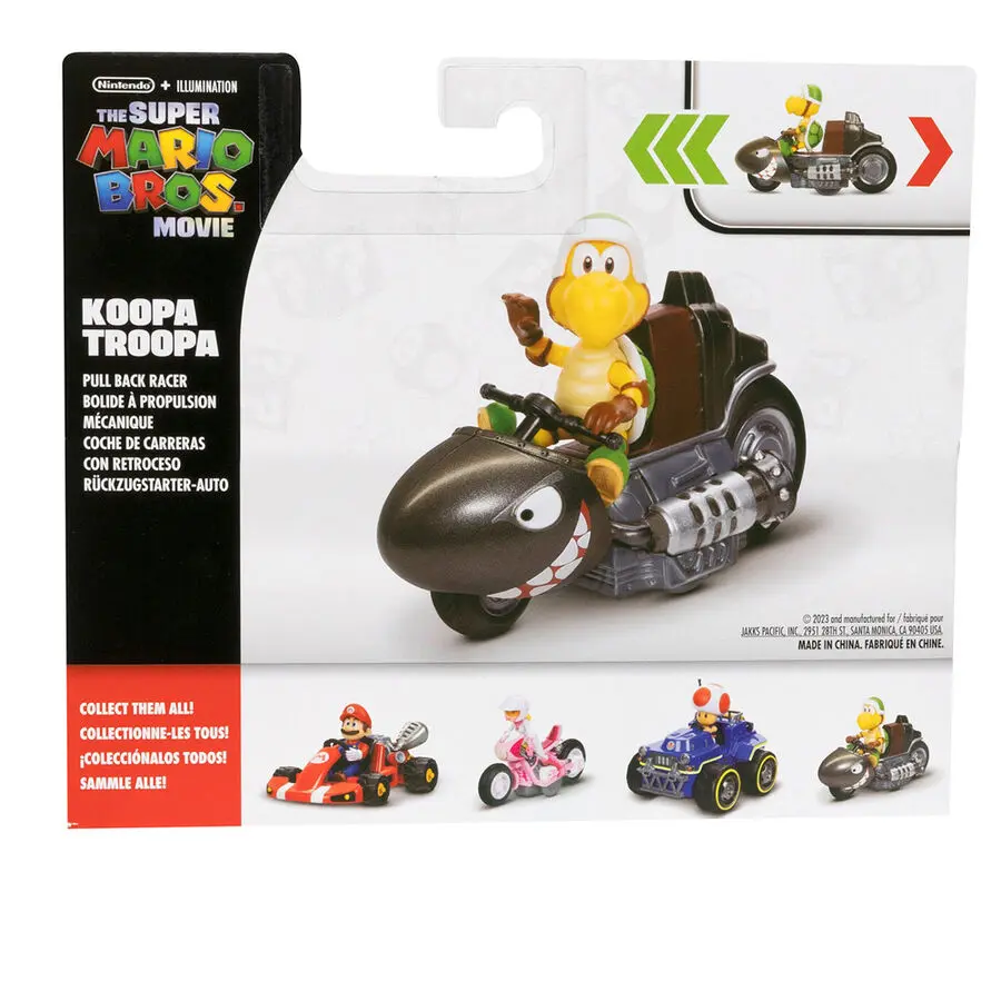 Mario Kart The Movie Koopa Troopa Kart figurka Karta 6 cm fotografii produktu