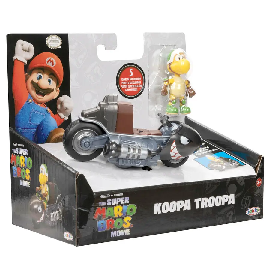 Mario Kart The Movie Koopa Troopa Kart figurka Karta 6 cm fotografii produktu