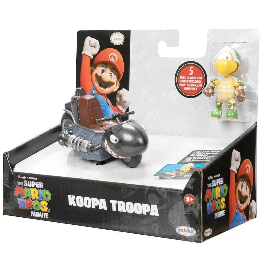 Mario Kart The Movie Koopa Troopa Kart figurka Karta 6 cm fotografii produktu