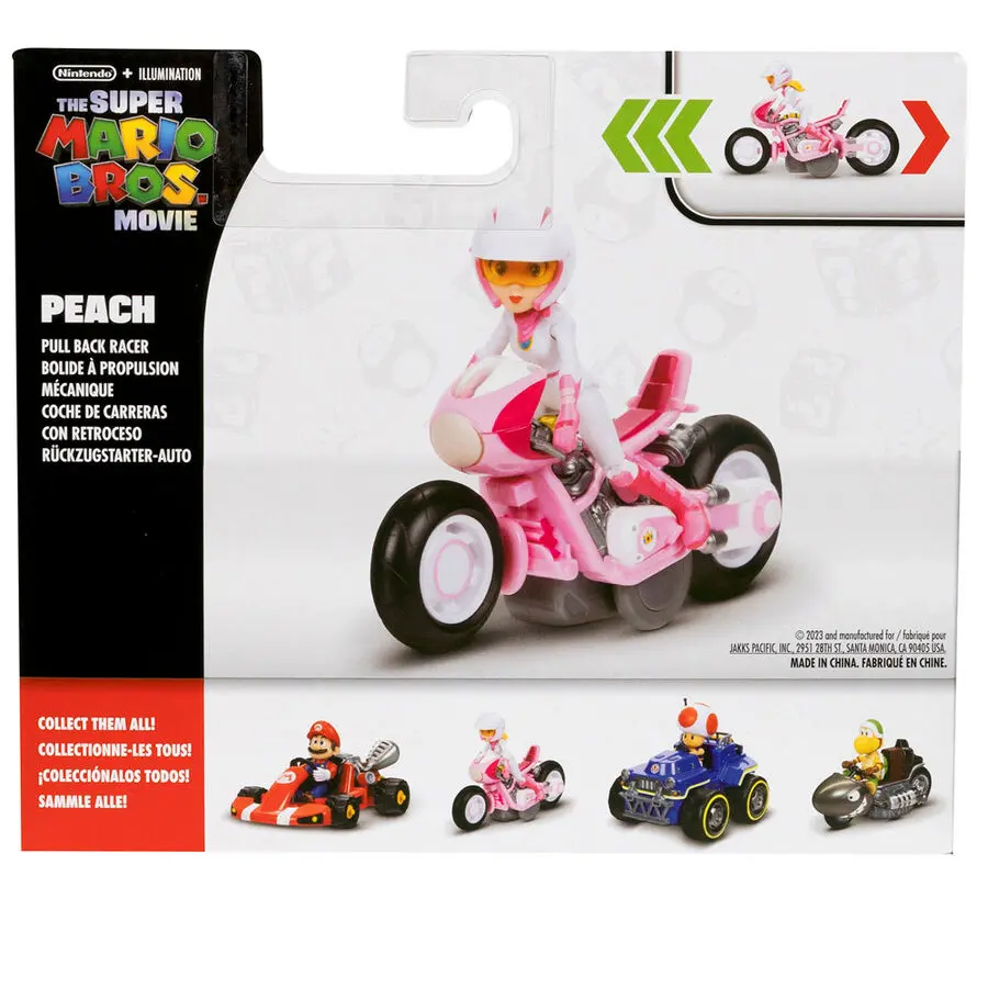 Mario Kart The Movie figurka Peach Kart 7 cm fotografii produktu