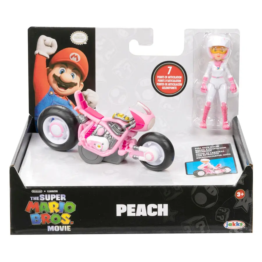 Mario Kart The Movie figurka Peach Kart 7 cm fotografii produktu