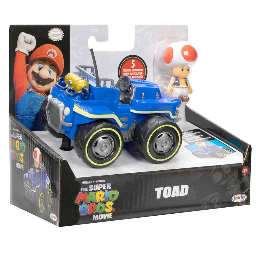 Mario Kart The Movie figurka Toad Kart 7 cm fotografii produktu