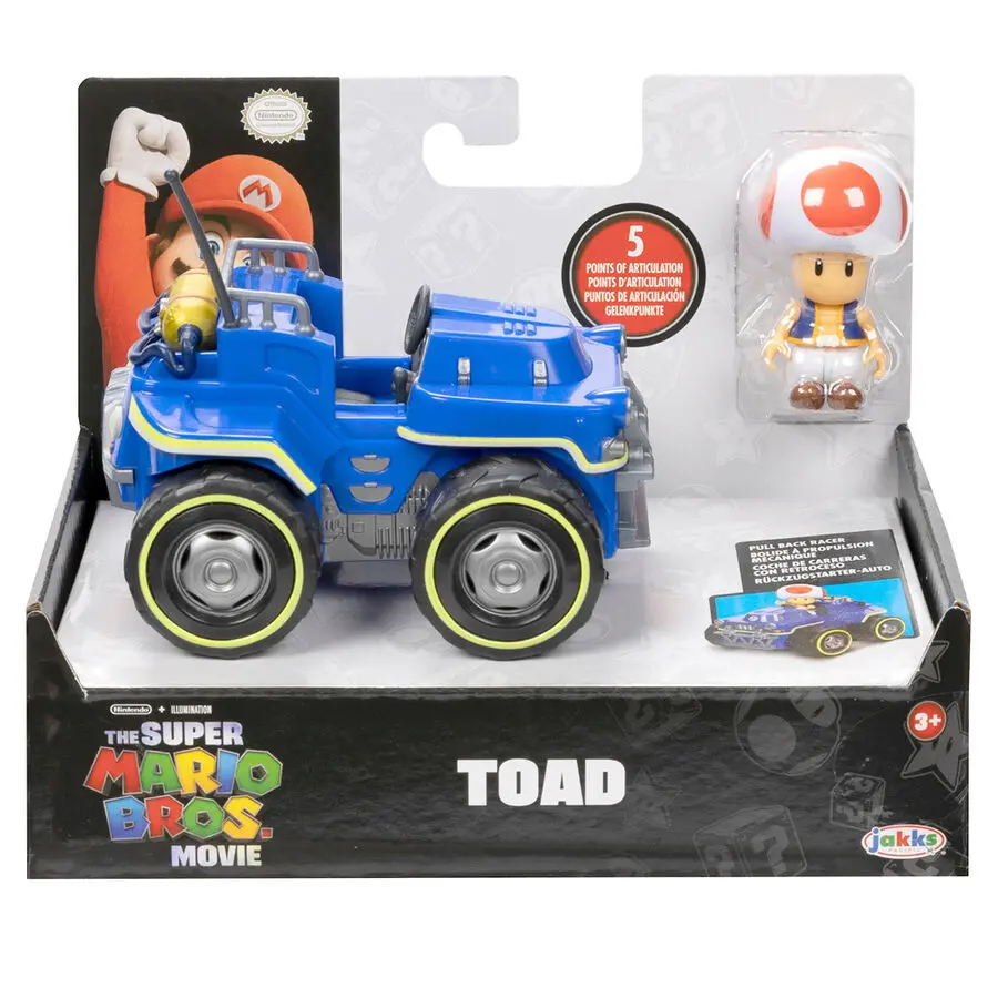 Mario Kart The Movie figurka Toad Kart 7 cm fotografii produktu