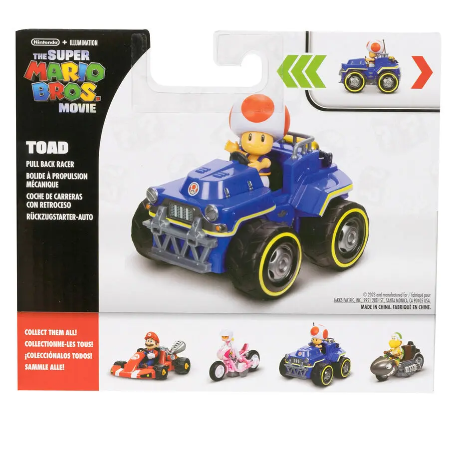 Mario Kart The Movie figurka Toad Kart 7 cm fotografii produktu