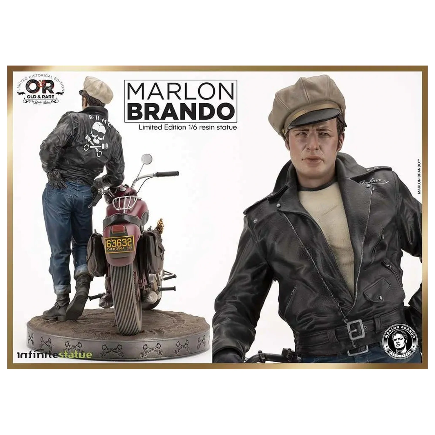 Marlon Brando s Kolem Socha Limitovaná Edice 1/6 30 cm fotografii produktu