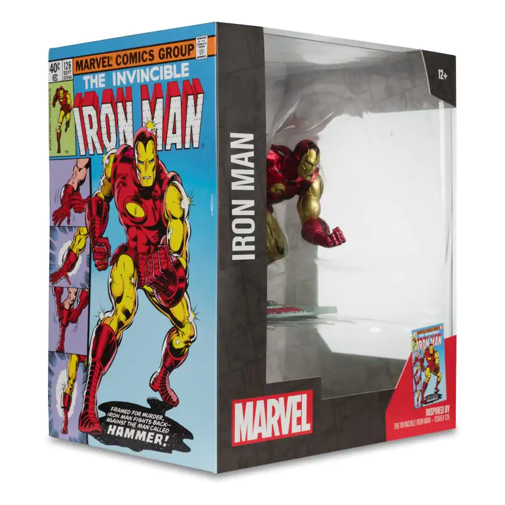 Marvel PVC socha 1/10 Iron Man (The Invincible Iron Man #126) 11 cm fotografii produktu