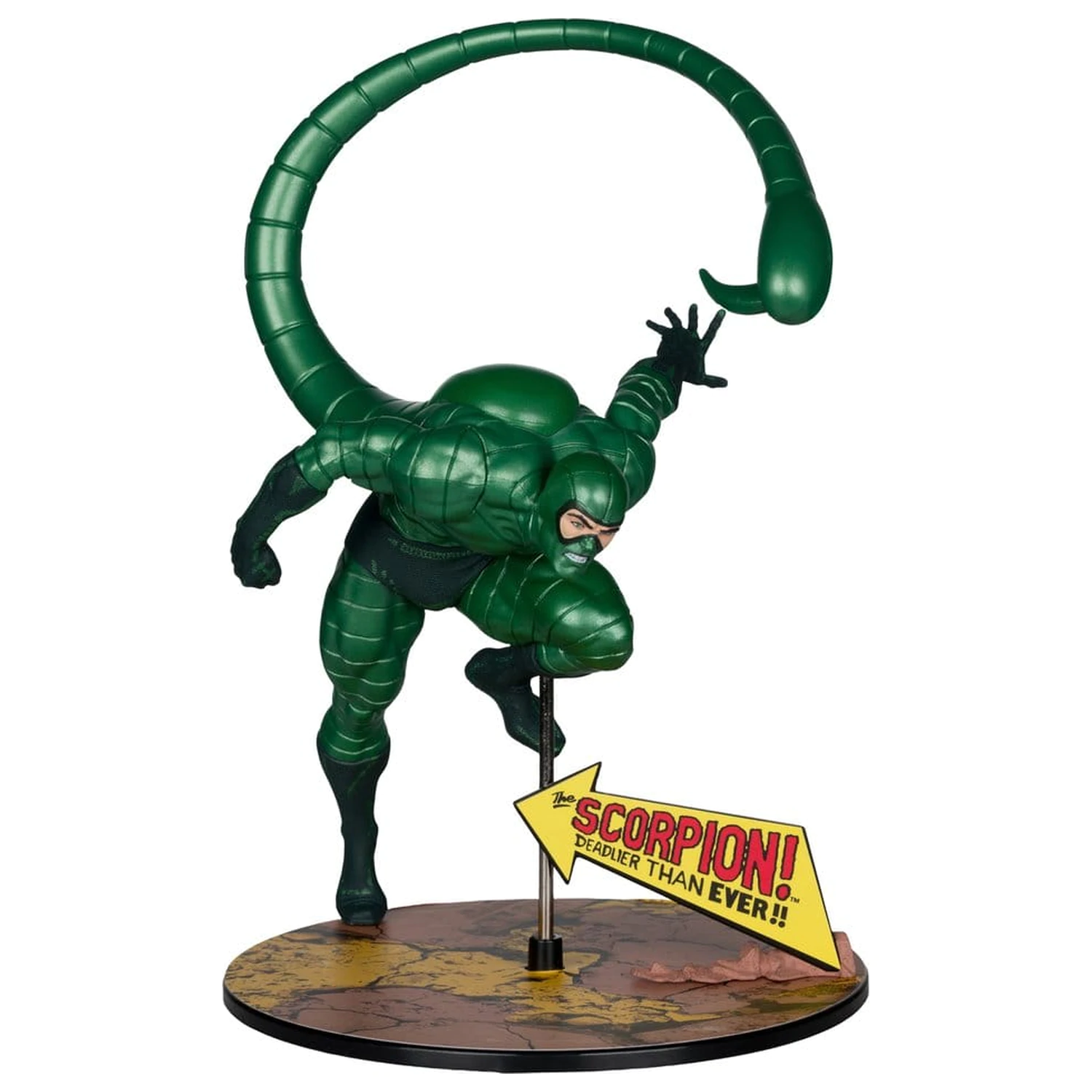 Marvel PVC Socha 1/10 Scorpion (Metallic) (The Amazing Spider-Man #318) (Gold Label) 18 cm fotografii produktu