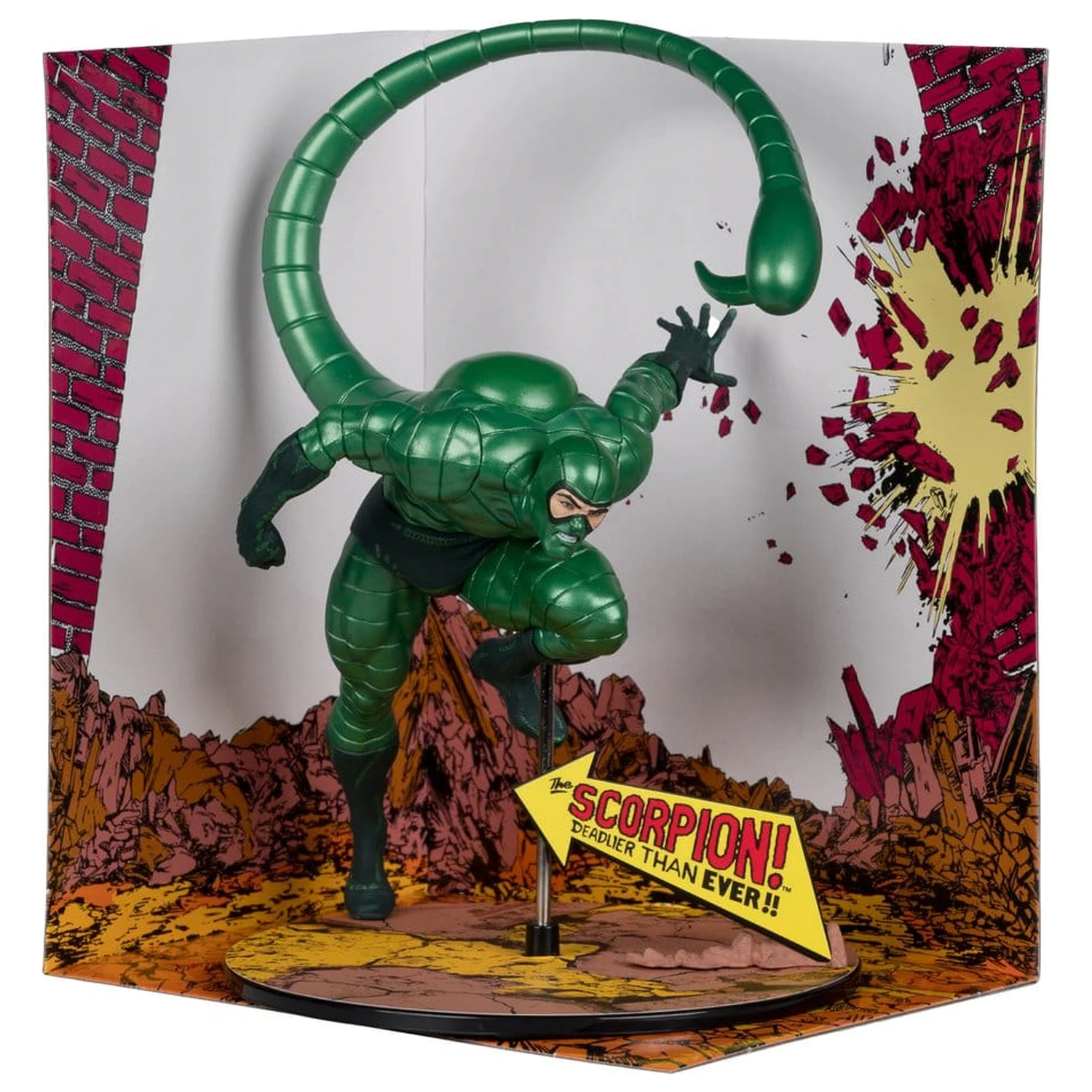 Marvel PVC Socha 1/10 Scorpion (Metallic) (The Amazing Spider-Man #318) (Gold Label) 18 cm fotografii produktu