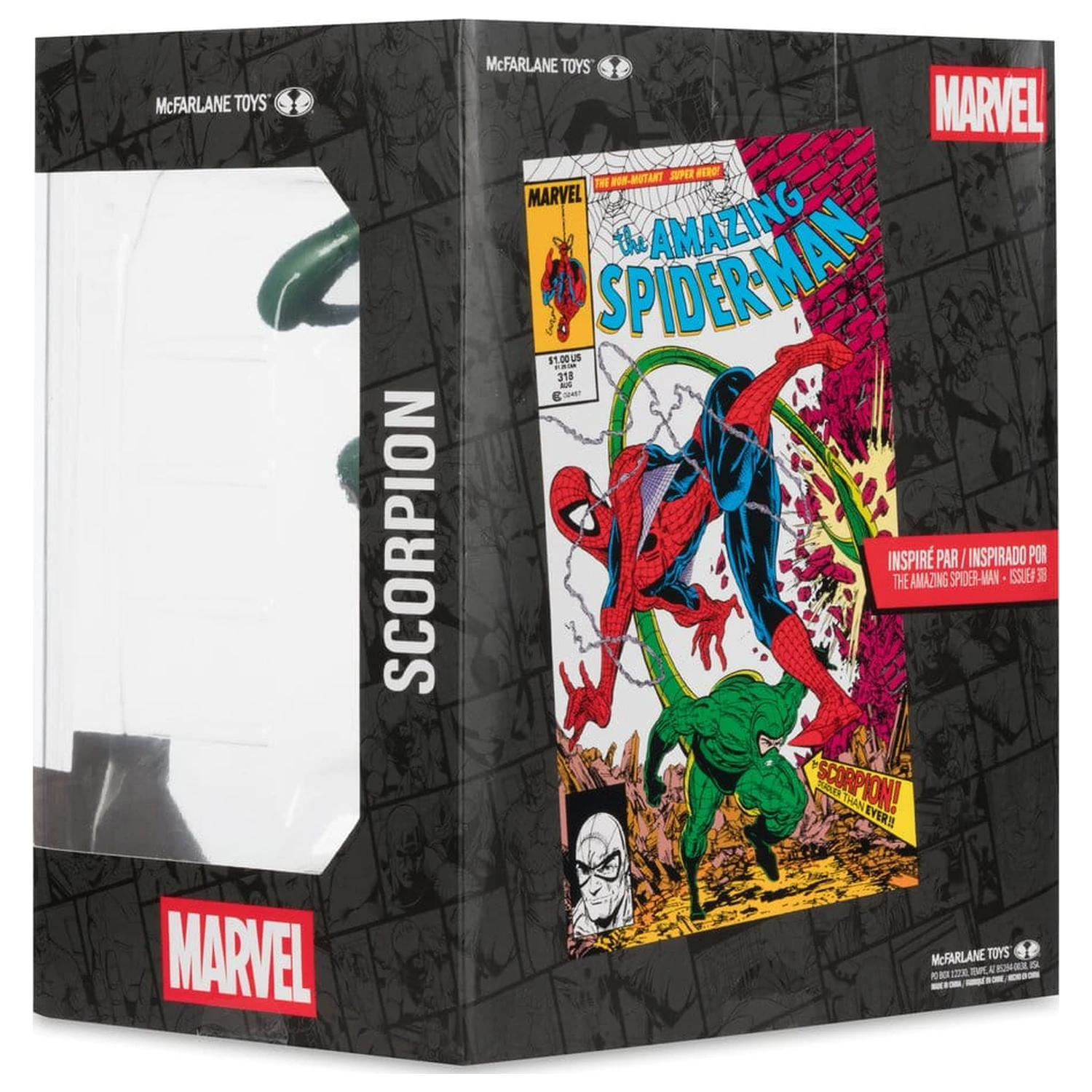 Marvel PVC Socha 1/10 Scorpion (Metallic) (The Amazing Spider-Man #318) (Gold Label) 18 cm fotografii produktu