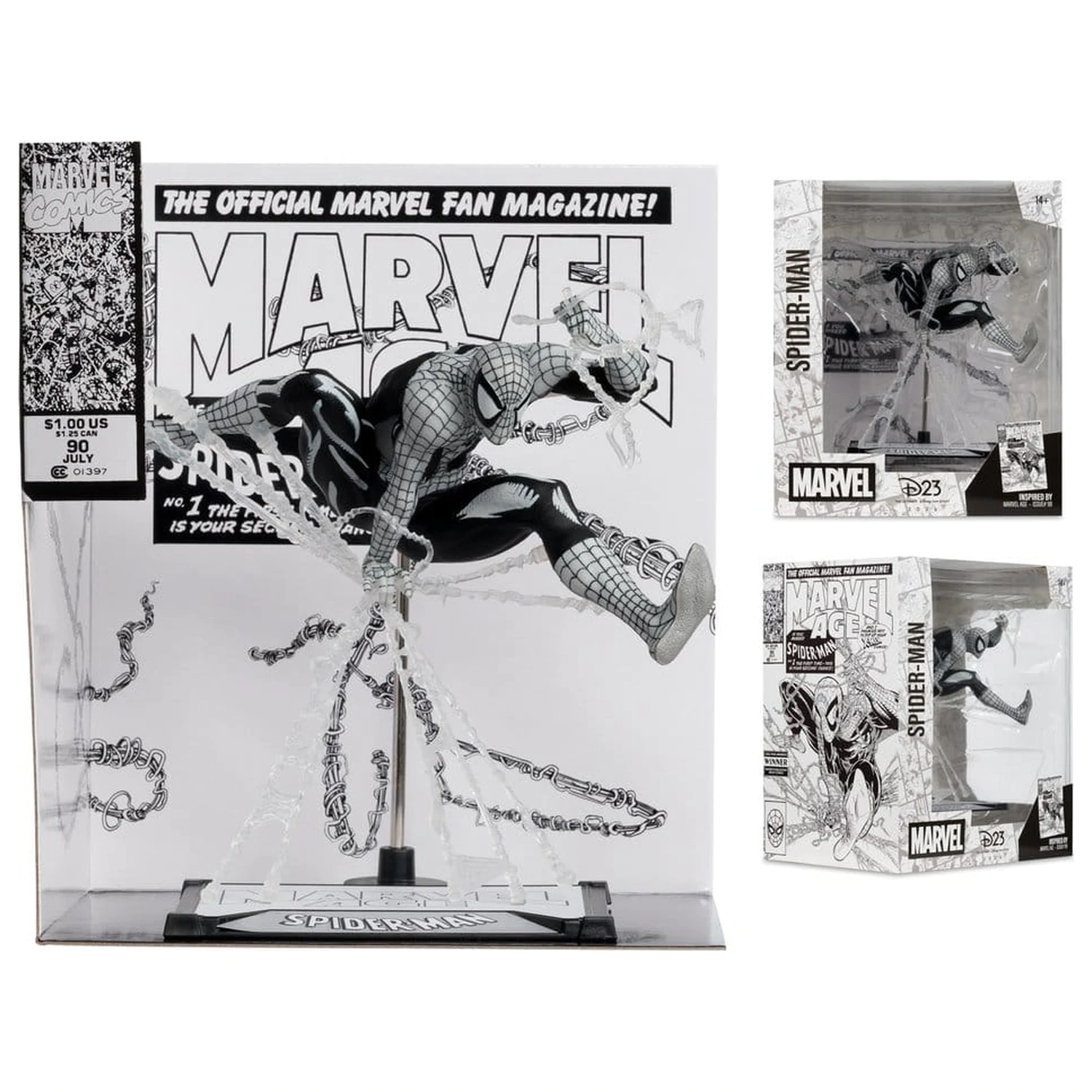 Marvel PVC Socha 1/10 Spider-Man (Marvel Age #90) (Line Art) 18 cm fotografii produktu
