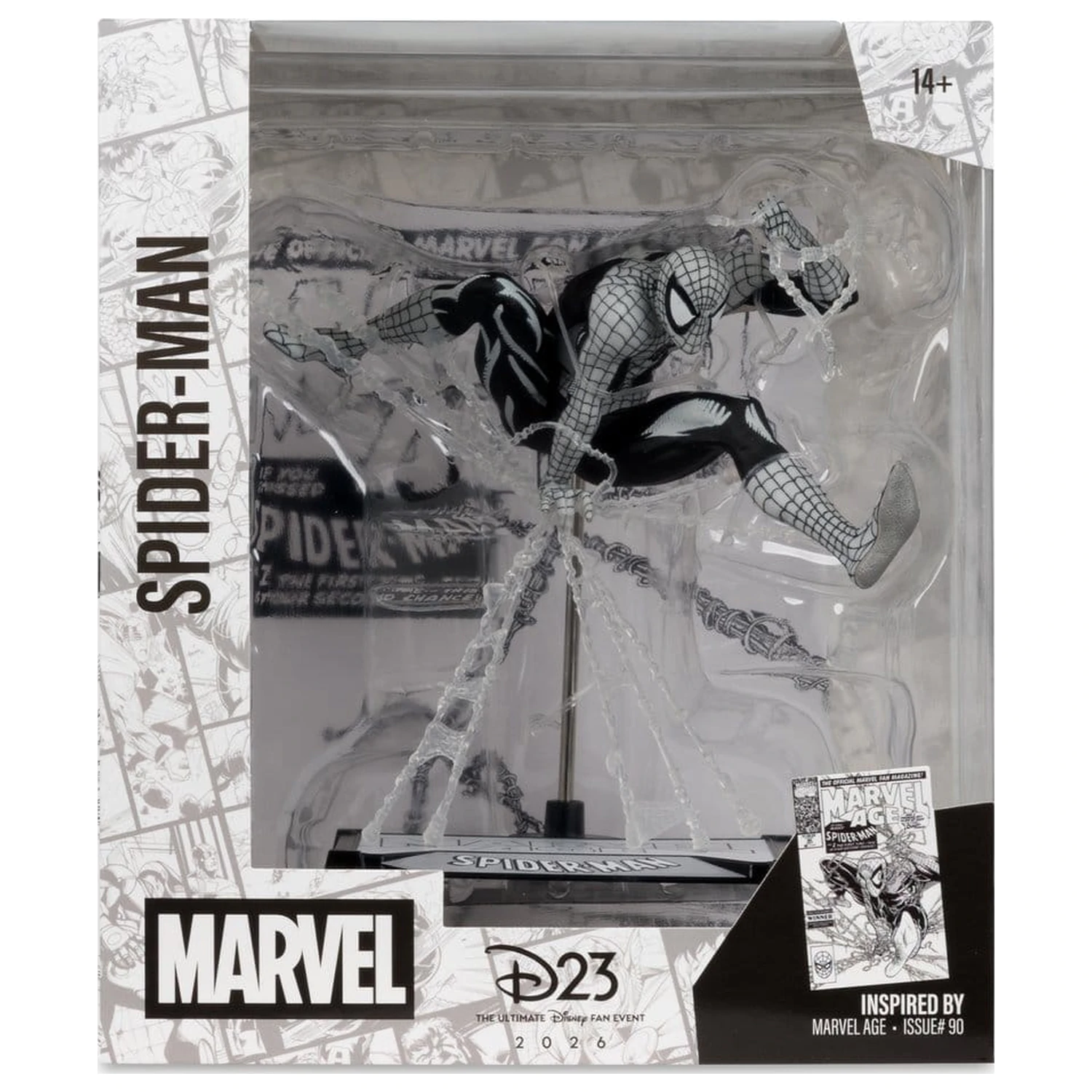 Marvel PVC Socha 1/10 Spider-Man (Marvel Age #90) (Line Art) 18 cm fotografii produktu