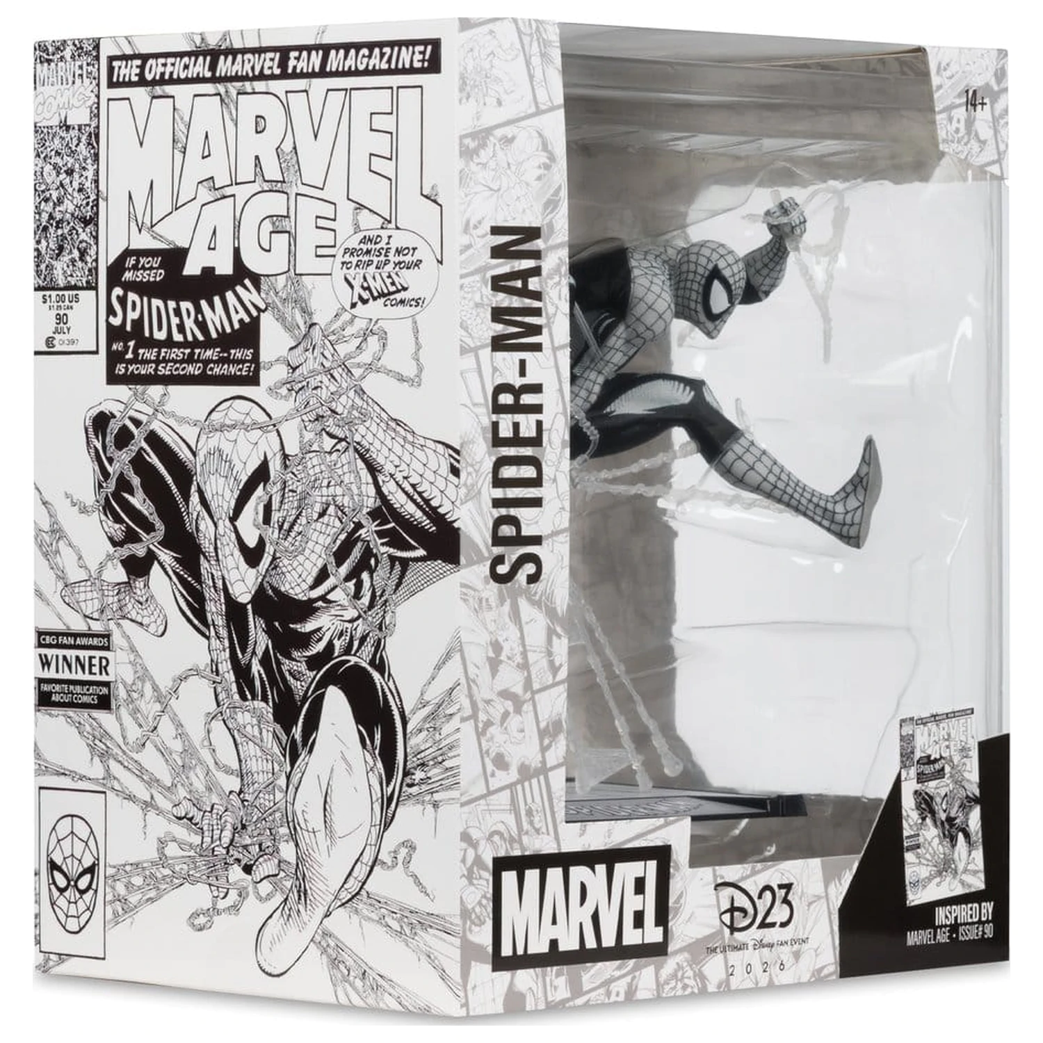 Marvel PVC Socha 1/10 Spider-Man (Marvel Age #90) (Line Art) 18 cm fotografii produktu