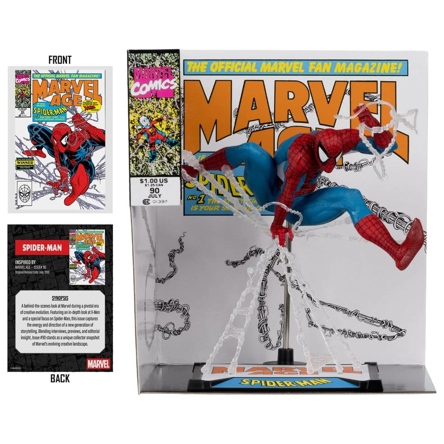 Marvel PVC Socha 1/10 Spider-Man (Marvel Age #90) 18 cm fotografii produktu