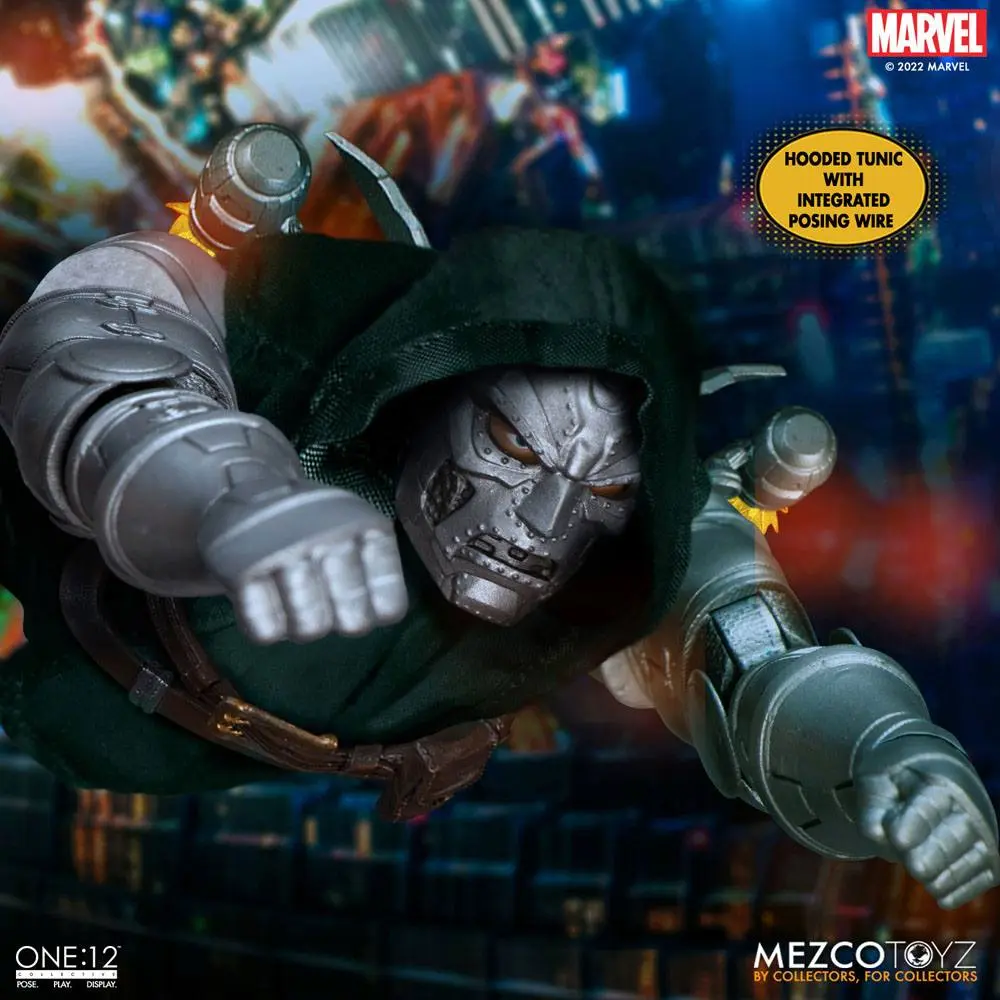 Marvel Akční figurka 1/12 Doctor Doom 17 cm fotografii produktu