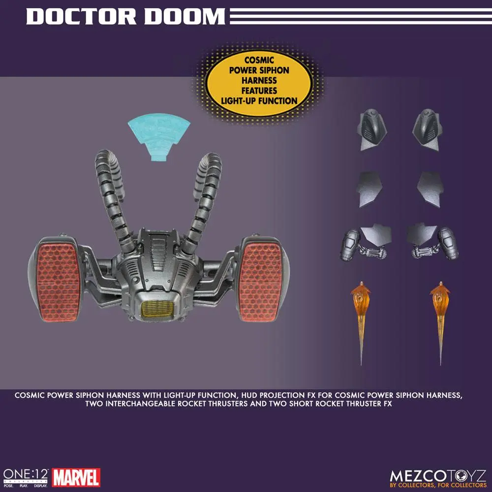Marvel Akční figurka 1/12 Doctor Doom 17 cm fotografii produktu