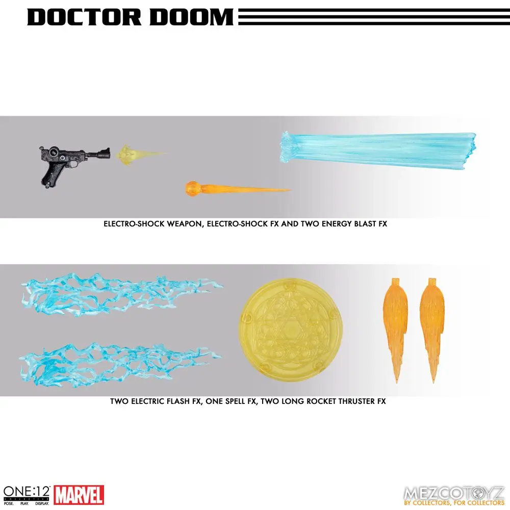 Marvel Akční figurka 1/12 Doctor Doom 17 cm fotografii produktu