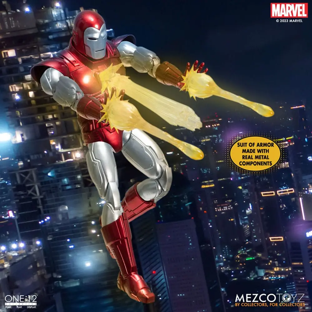 Akční figurka Marvel 1/12 Iron Man (Silver Centurion Edition) 16 cm fotografii produktu