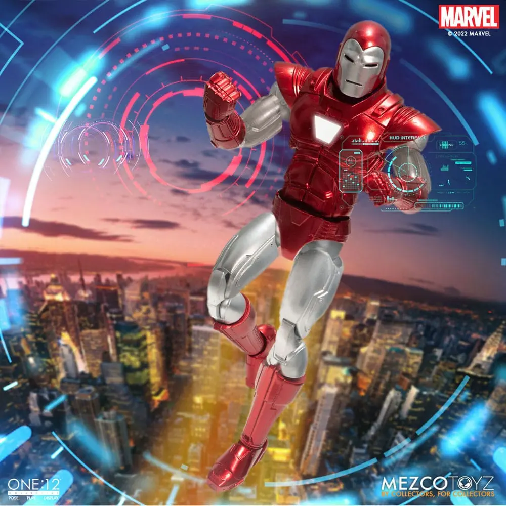 Akční figurka Marvel 1/12 Iron Man (Silver Centurion Edition) 16 cm fotografii produktu