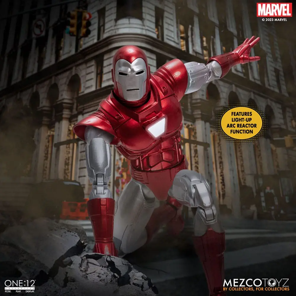 Akční figurka Marvel 1/12 Iron Man (Silver Centurion Edition) 16 cm fotografii produktu