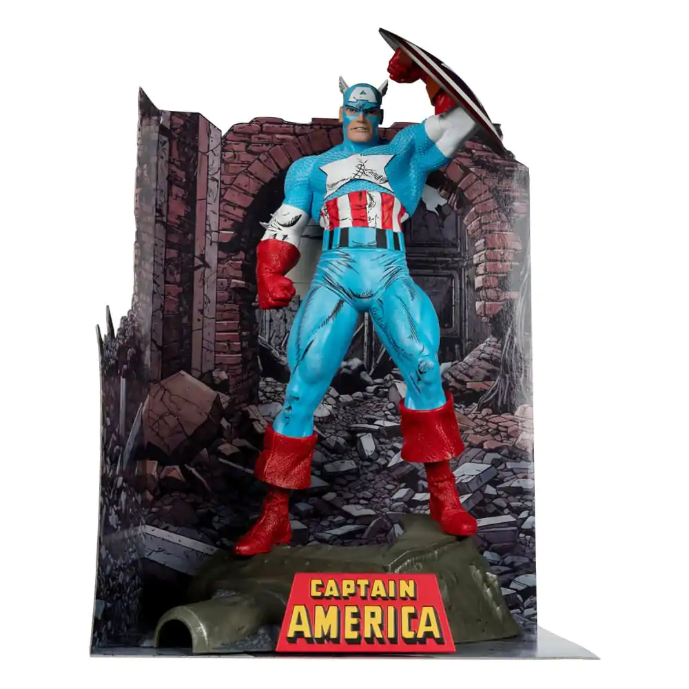 Marvel PVC socha 1/6 Captain America (The Amazing Spider-Man #323) 28 cm fotografii produktu