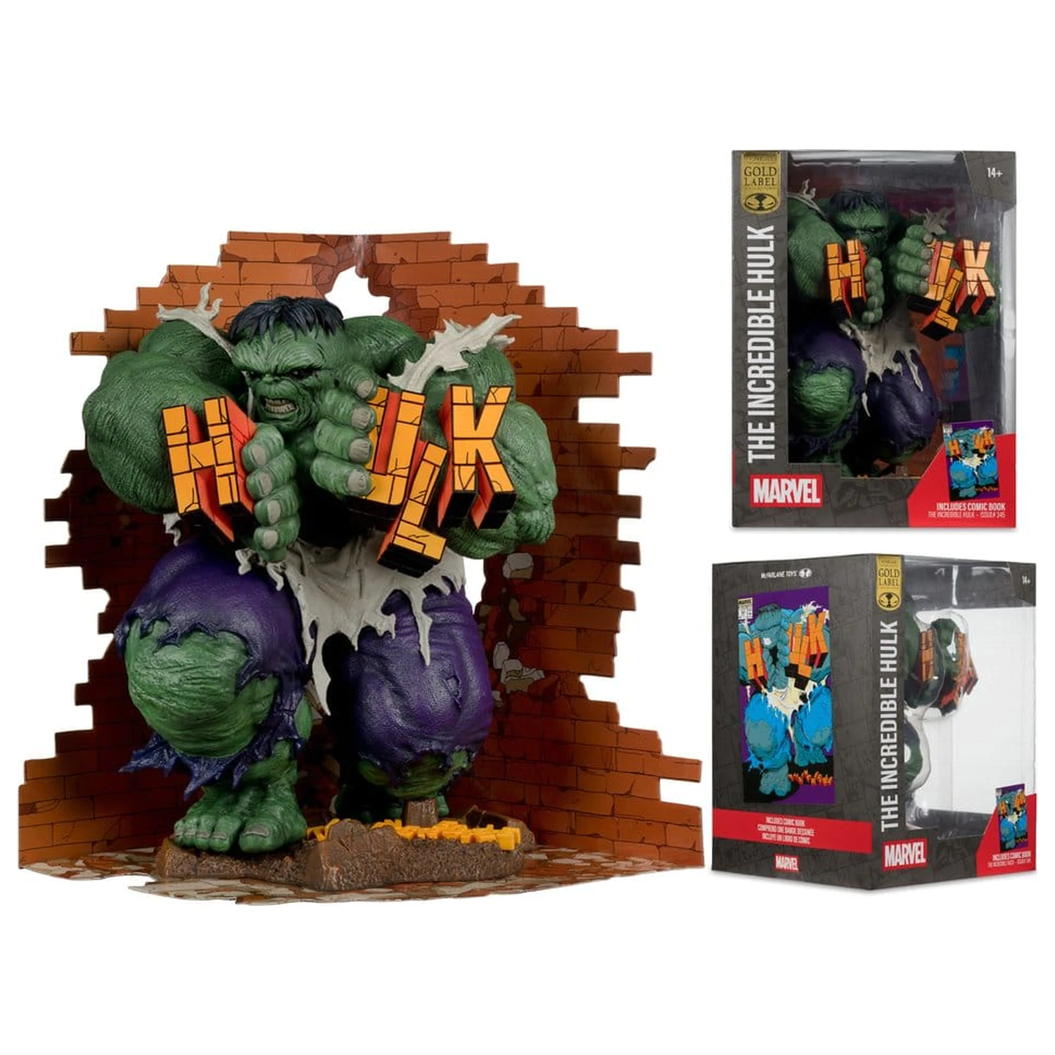 Marvel PVC socha 1/6 Hulk (The Incredible Hulk #345) (Gold Label) fotografii produktu