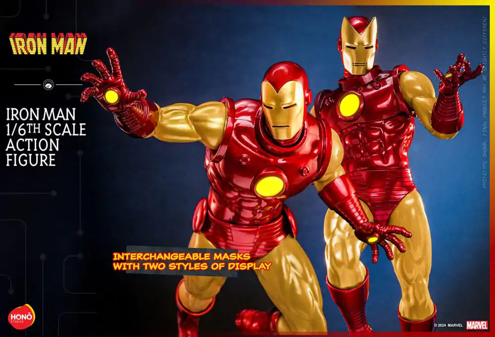 Akční figurka Marvel 1/6 Iron Man 32 cm fotografii produktu