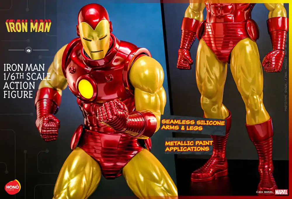 Akční figurka Marvel 1/6 Iron Man 32 cm fotografii produktu