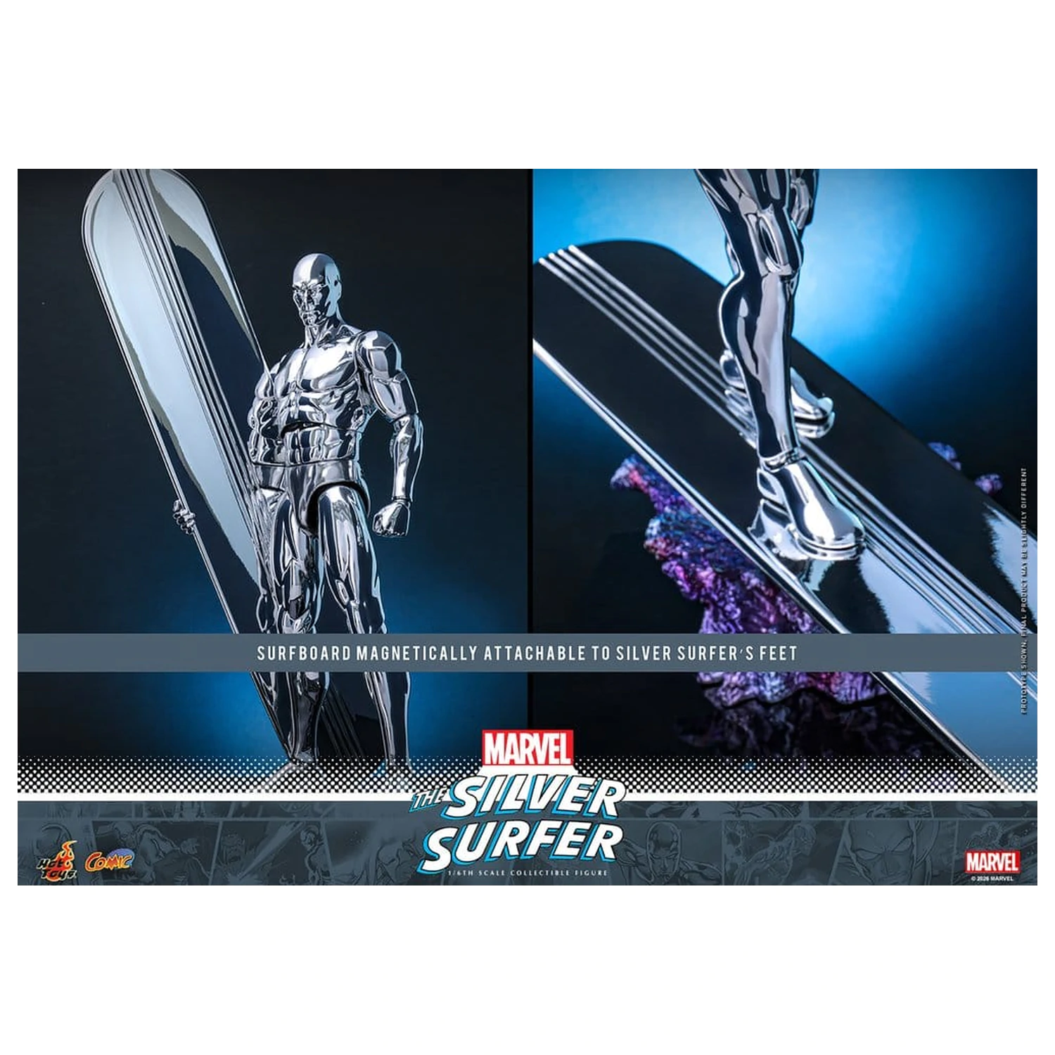 Marvel Akční figurka 1/6 Silver Surfer 32 cm fotografii produktu
