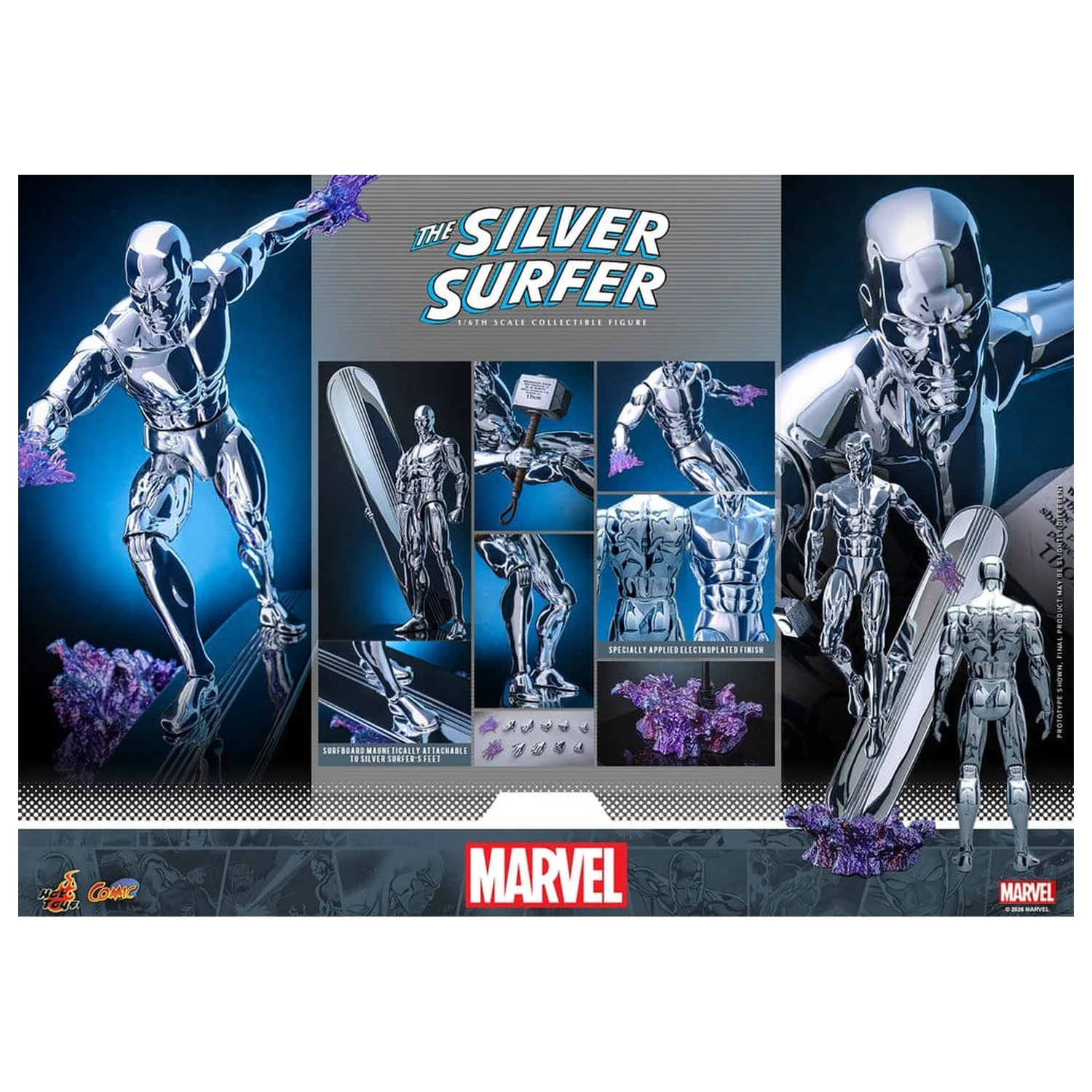 Marvel Akční figurka 1/6 Silver Surfer 32 cm fotografii produktu