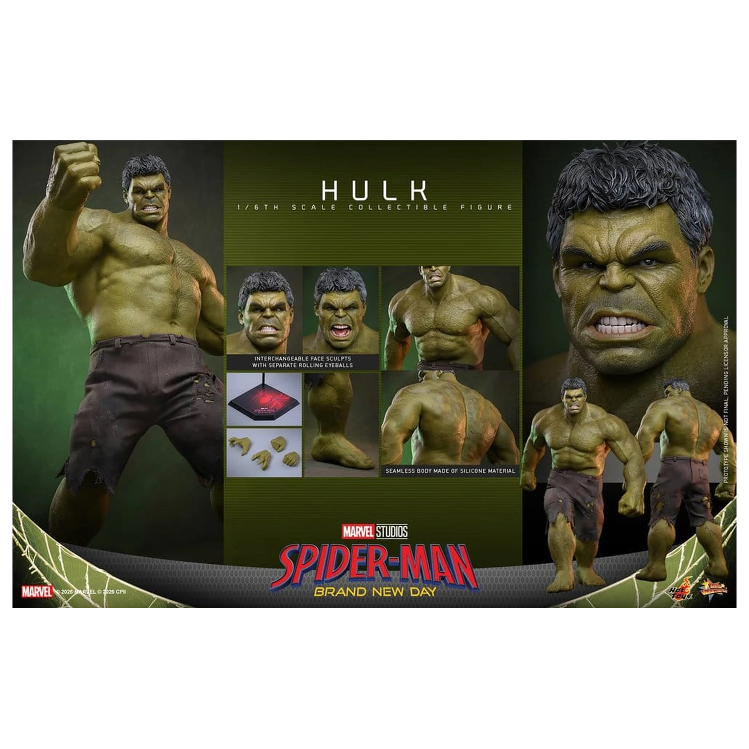 Marvel akční figurka 1/6 Hulk 51 cm fotografii produktu