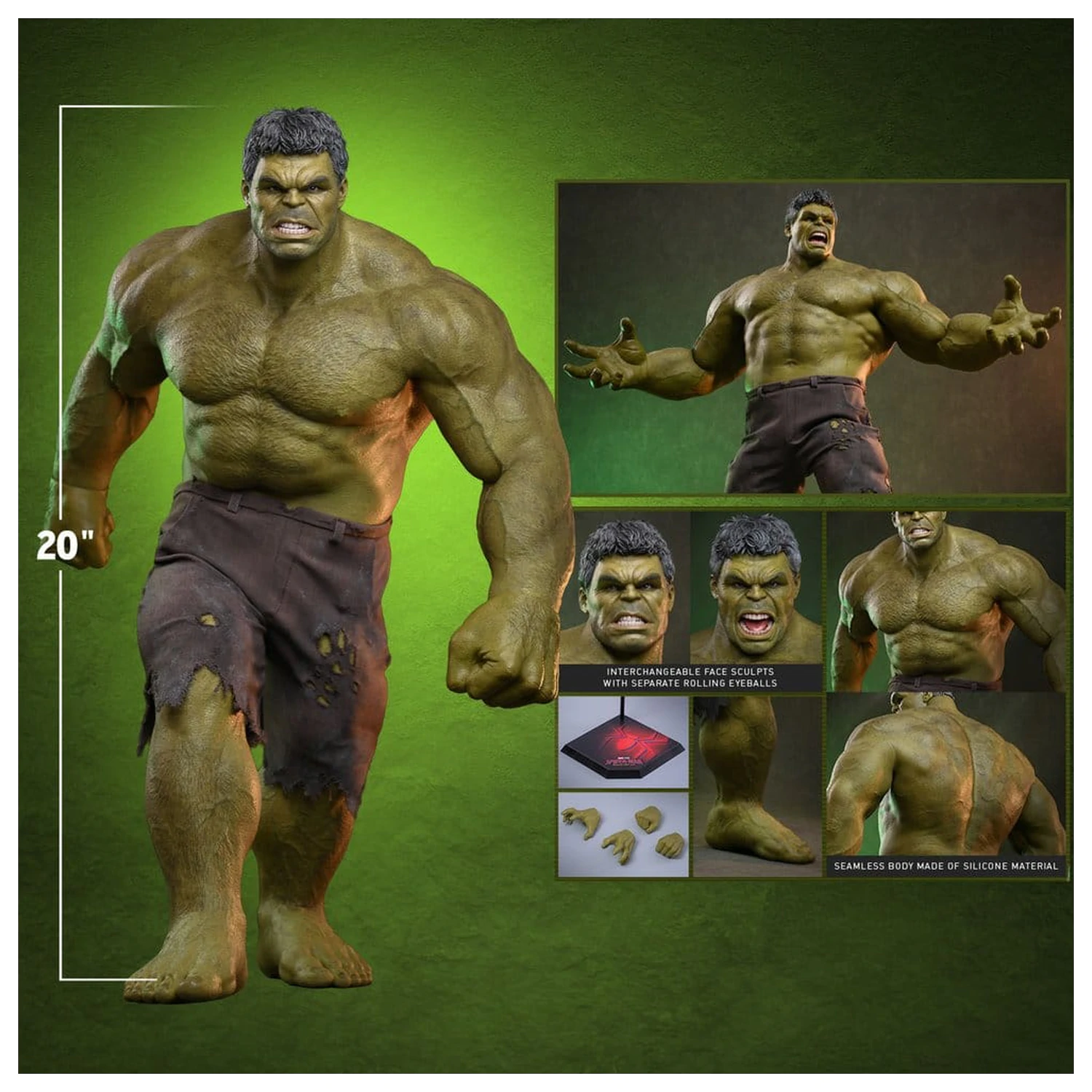 Marvel akční figurka 1/6 Hulk 51 cm fotografii produktu