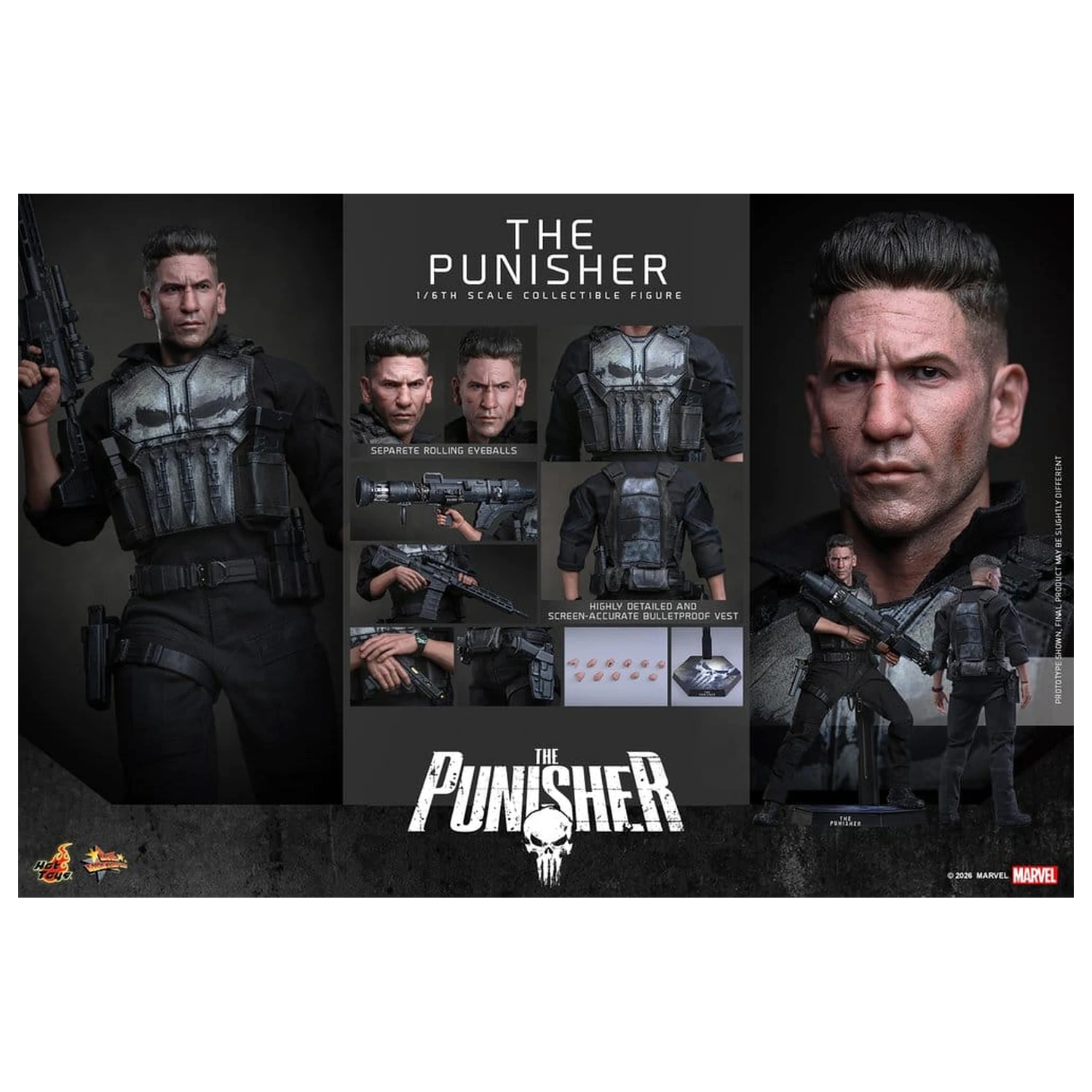 Marvel akční figurka 1/6 The Punisher 31 cm fotografii produktu